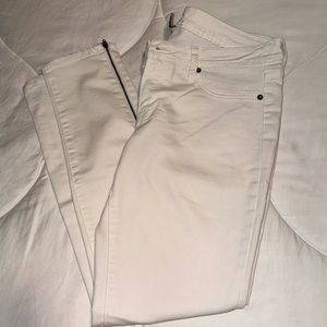 White Genetic Denim Jeans